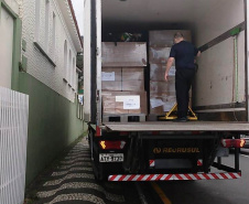 Entrega de insumos é finalizada em 20 regionais de saúde do Estado. Foto:SESA