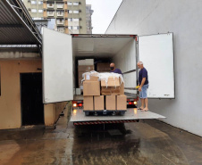 Entrega de insumos é finalizada em 20 regionais de saúde do Estado. Foto:SESA