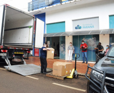Entrega de insumos é finalizada em 20 regionais de saúde do Estado. Foto:SESA
