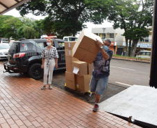 Entrega de insumos é finalizada em 20 regionais de saúde do Estado. Foto:SESA