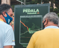 Pedala Paraná é lançado em Guaratuba com a participação de 130 ciclistas. Foto: Verão Consciente