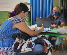 Programa estadual de castração chega a Mariluz. Foto:SEDEST
