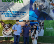 Programa estadual de castração chega a Mariluz. Foto:SEDEST