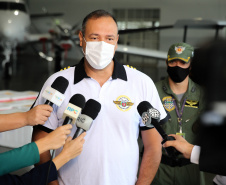 Dsitribuicao  das vacinas contra a Covid-19 no Aeroporto Bacacheri em Curitiba com aeronaves do Governo do Estado -  19/01/2021 - Foto: Geraldo Bubniak/AEN