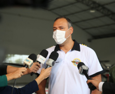 Dsitribuicao  das vacinas contra a Covid-19 no Aeroporto Bacacheri em Curitiba com aeronaves do Governo do Estado -  19/01/2021 - Foto: Geraldo Bubniak/AEN
