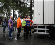 Dsitribuicao  das vacinas contra a Covid-19 no Aeroporto Bacacheri em Curitiba com aeronaves do Governo do Estado -  19/01/2021 - Foto: Geraldo Bubniak/AEN