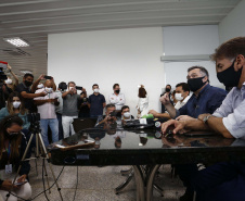 CASCAVEL - Dsitribuição  das vacinas contra a Covid-19.  19/01/2021 - Foto: Jonathan Campos/AEN