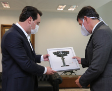 Investimento foi anunciado em solenidade com governador Carlos Massa Ratinho Junior. São R$ 370 milhões em Ponta Grossa, na unidade mais moderna da empresa no País. Há investimento de R$ 15 milhões na fábrica de refrigerantes em Almirante Tamandaré.Foto: Geraldo Bubniak/AEN