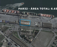 Nos próximos dias 4 e 5 de fevereiro, a Portos do Paraná realiza as audiências públicas que dão sequência ao processo de licitação de duas áreas disponíveis para novos arrendamentos, no Porto de Paranaguá. Este ano, em ambiente virtual, nas ocasiões a empresa pretende apresentar e receber sugestões para o aprimoramento da documentação necessária para a realização do certame.  -  Foto: Divulgação Portos do Paraná