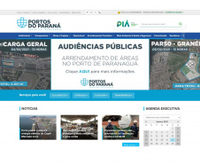 Nos próximos dias 4 e 5 de fevereiro, a Portos do Paraná realiza as audiências públicas que dão sequência ao processo de licitação de duas áreas disponíveis para novos arrendamentos, no Porto de Paranaguá. Este ano, em ambiente virtual, nas ocasiões a empresa pretende apresentar e receber sugestões para o aprimoramento da documentação necessária para a realização do certame.  -  Foto: Divulgação Portos do Paraná