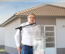 O governador Carlos Massa Ratinho Junior participou nesta segunda-feira (25) do lançamento de 866 novas moradias populares em Londrina, na região Norte. Londrina, 25/01/2021 - Foto: Geraldo Bubniak/AEN