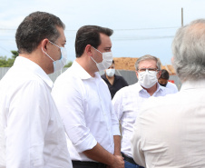 O governador Carlos Massa Ratinho Junior participou nesta segunda-feira (25) do lançamento de 866 novas moradias populares em Londrina, na região Norte. Londrina, 25/01/2021 - Foto: Geraldo Bubniak/AEN