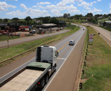 DER-PR publica resultado da licitação da duplicação da BR-277 em Guarapuava. Foto: Geraldo Bubniak/AEN