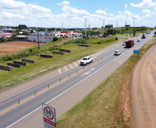 DER-PR publica resultado da licitação da duplicação da BR-277 em Guarapuava. Foto: Geraldo Bubniak/AEN