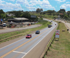 DER-PR publica resultado da licitação da duplicação da BR-277 em Guarapuava. Foto: Geraldo Bubniak/AEN