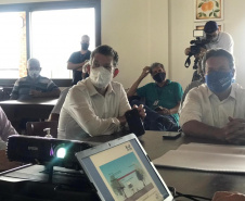 Estado reforça importância do combate à erosão nos municípios do Noroeste. A iniciativa é da Secretaria de Estado do Desenvolvimento Sustentável e do Turismo. Os projetos foram apresentados pelo secretário Márcio Nunes, em visita a dez cidades da região, na última semana.  -  Curitiba, 01/02/2021  -  Foto: Divulgação SEDEST/IAT