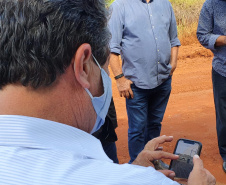 Estado reforça importância do combate à erosão nos municípios do Noroeste. A iniciativa é da Secretaria de Estado do Desenvolvimento Sustentável e do Turismo. Os projetos foram apresentados pelo secretário Márcio Nunes, em visita a dez cidades da região, na última semana.  -  Curitiba, 01/02/2021  -  Foto: Divulgação SEDEST/IAT