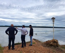 Estado reforça importância do combate à erosão nos municípios do Noroeste. A iniciativa é da Secretaria de Estado do Desenvolvimento Sustentável e do Turismo. Os projetos foram apresentados pelo secretário Márcio Nunes, em visita a dez cidades da região, na última semana.  -  Curitiba, 01/02/2021  -  Foto: Divulgação SEDEST/IAT