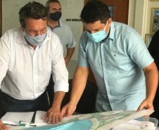 Estado reforça importância do combate à erosão nos municípios do Noroeste. A iniciativa é da Secretaria de Estado do Desenvolvimento Sustentável e do Turismo. Os projetos foram apresentados pelo secretário Márcio Nunes, em visita a dez cidades da região, na última semana.  -  Curitiba, 01/02/2021  -  Foto: Divulgação SEDEST/IAT