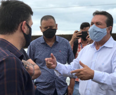 Estado reforça importância do combate à erosão nos municípios do Noroeste. A iniciativa é da Secretaria de Estado do Desenvolvimento Sustentável e do Turismo. Os projetos foram apresentados pelo secretário Márcio Nunes, em visita a dez cidades da região, na última semana.  -  Curitiba, 01/02/2021  -  Foto: Divulgação SEDEST/IAT