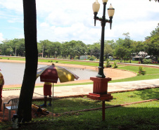 PM e Bombeiros reforçam a prevenção nas prainhas de água doce da Costa Oeste durante Verão Consciente  -  Curitiba, 05/02/2021  -  Foto: Divulgação SESP PR