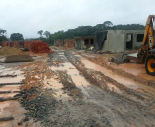 	Governo começa a construir condomínios de idosos de Prudentópolis e Irati. Foto: Cohapar
