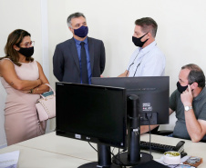 A Polícia Civil do Paraná (PCPR) recebeu a visita técnica da comissão do Instituto de Identificação da Polícia Civil do Distrito Federal (PCDF), na segunda-feira (8), em Curitiba.  -  Curitiba, 10/02/2021  -  Foto: Divulgção PCPR/SESP-PR