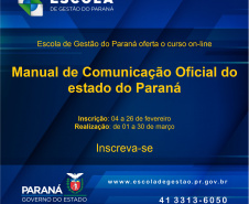 A Escola de Gestão está ofertando o curso "Manual de Comunicação Oficial do estado do Paraná".  -  Foto: Divulgação Escola de Gestão