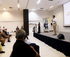 O Coordenador Estadual do Verão Consciente 2020/2021 e secretário da Segurança Pública do Paraná, coronel Romulo Marinho Soares, apresentou ao secretário da Casa Civil, Guto Silva, prefeitos do litoral e deputados estaduais, o balanço de atividades das instituições que fazem parte das ações do Estado no litoral e outras Costas do Paraná, nesta temporada. - Matinhos 10/02/2021  -  Foto:  Divulgação SESP-PR