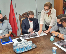 Reuniões na última semana alinharam ajustes em projetos e cronogramas de obras  -  Foto: Divulgação Sanepar