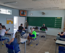 Colégios estaduais promovem treinamento e recebem insumos e melhorias  -  Foto: Divulgação SEED