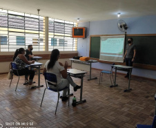 Colégios estaduais promovem treinamento e recebem insumos e melhorias  -  Foto: Divulgação SEED