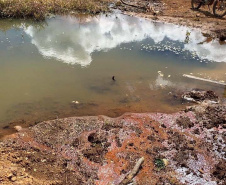 Fiscais do Escritório Regional de União da Vitória do Instituto Água e Terra (IAT) encontraram, nesta sexta-feira (19), diversas irregularidades ambientais em uma propriedade rural de General Carneiro, no extremo Sul do Paraná.  General Carneiro, 19/02/2021  -  Foto: Divulgação SEDEST/IAT