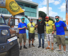 Chegada da 27ª edição do Rallye Transparaná, no Palácio Iguaçu, em Curitiba  -  Curitiba, 20/02/2021  -  Foto: José Fernando Ogura/AEN
