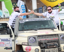 Chegada da 27ª edição do Rallye Transparaná, no Palácio Iguaçu, em Curitiba - Curitiba, 20/02/2021 - Foto: Alessandro Vieira/AEN