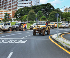 Chegada da 27ª edição do Rallye Transparaná, no Palácio Iguaçu, em Curitiba  -  Curitiba, 20/02/2021  -  Foto: José Fernando Ogura/AEN