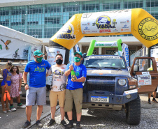 Chegada da 27ª edição do Rallye Transparaná, no Palácio Iguaçu, em Curitiba  -  Curitiba, 20/02/2021  -  Foto: José Fernando Ogura/AEN