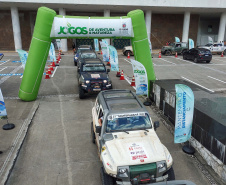 Chegada da 27ª edição do Rallye Transparaná, no Palácio Iguaçu, em Curitiba  -  Curitiba, 20/02/2021  -  Foto: José Fernando Ogura/AEN