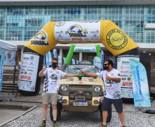 Chegada da 27ª edição do Rallye Transparaná, no Palácio Iguaçu, em Curitiba  -  Curitiba, 20/02/2021  -  Foto: José Fernando Ogura/AEN
