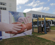 O governador Carlos Massa Ratinho participou nesta segunda-feira (22) da cerimônia de entrega da ampliação de nova ala do Hospital Universitário de Ponta Grossa. - Ponta Grossa, 22/02/20221  -  Foto: Jonathan Campos/AEN