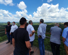 O número de visitantes no Parque Estadual do Monge, no município da Lapa, atingiu a capacidade máxima neste final de semana. Devido a pandemia do Covid-19, são permitidas 500 pessoas simultaneamente no interior da Unidade de Conservação (UC).  -  Foto: Divulgação SEDEST/IAT
