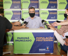 Governo do Paraná Recebe Mais 102.500 Deses da Vacina do Covid-19. Foto: Ari Dias/AEN