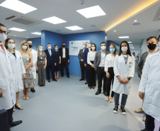 O Governo do Estado colaborou com uma nova ampliação do complexo Erasto Gaertner, em Curitiba. O hospital, referência nacional no atendimento oncológico, inaugurou nesta quarta-feira (24) o Centro de Hematologia e Transplante de Medula Óssea. - Curitiba, 24/02/2021  -  Foto: José Fernando Ogura/AEN
