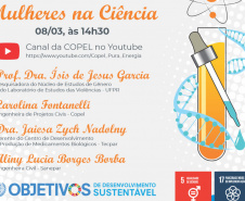 Evento online debate participação das mulheres na ciência  -  Foto: Divulgação Copel