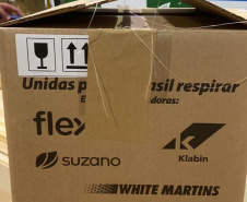 A Klabin, maior produtora e exportadora de papéis do Brasil, doou mais 15 respiradores com monitores para a Secretaria de Estado da Saúde. -  Curitiba, 07/03/2021  -  Foto: Divulgação SESA-PR