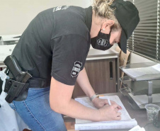 Mais de 710 policiais civis, auditores das receitas e peritos desmantelaram um esquema bilionário de sonegação nos estados do Paraná, Minas Gerais, São Paulo e Espírito Santo, nesta terça-feira (16).  Foto:SESP