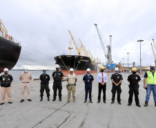 A Portos do Paraná compartilha com a Polícia Federal os dados obtidos nos 27  programas de monitoramentos ambientais. As informações colaboram com a operação ?30 Days at Sea 3.0? (30 Dias no Mar) da International Criminal Police Organization - INTERPOL. A ação envolve cerca de 60 países e tem como foco principal o combate à poluição marítima.  -  Curitiba, 19/03/2021  -  Foto: Claudio Neves/Portos do Paraná