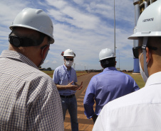23.03.2021 - Visita do grupo técnico  da nova Ferroeste na Coamo, em Dourados-MS.
 Foto Gilson Abreu/AEN
