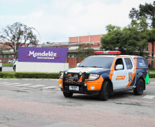 A Mondelez Brasil  faz a entrega de Kits Covid e de mascaras de proteçao para a Defesa Civil 24/03/2021 - Foto: Geraldo Bubniak/AEN