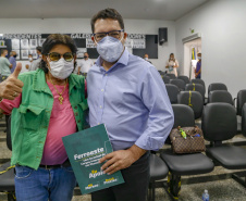 Comitiva da Nova Ferroeste visita Mundo Novo, no Mato Grosso do Sul. Os técnicos apresentaram na Câmara de Vereadores da cidade o estudo de demanda e traçado elaborado para a ferrovia.
 Foto Gilson Abreu/AEN